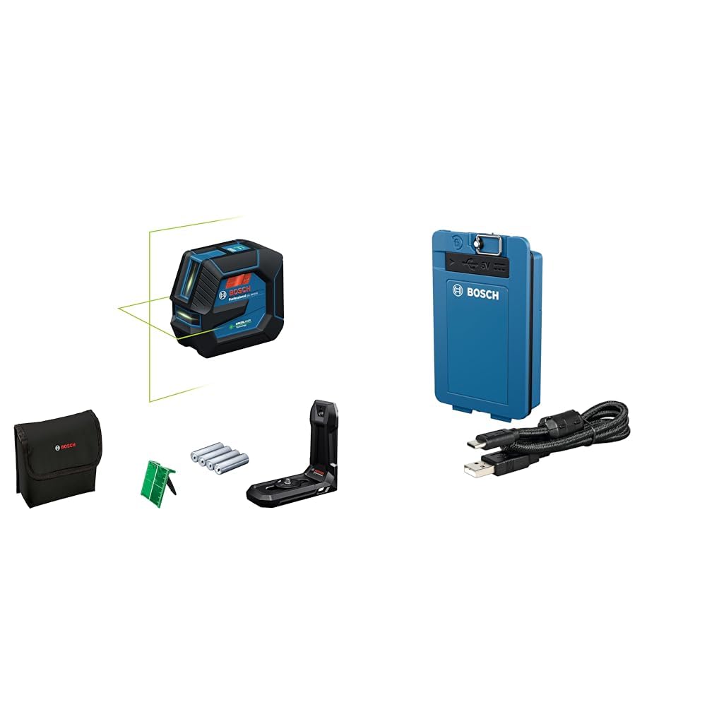  Boschi Professional GLL Line Laser Level 20-22G LB 10 Bracket Green Indoor 4 Batterie LR6 + BA |7V |0Ah XL
| Boschi Pro