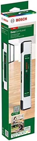 Bosch Livella a bolla laser verde EasySpiritLevel concetto LED intuitivo, ausilio sonoro, precisione fino a 0,1°