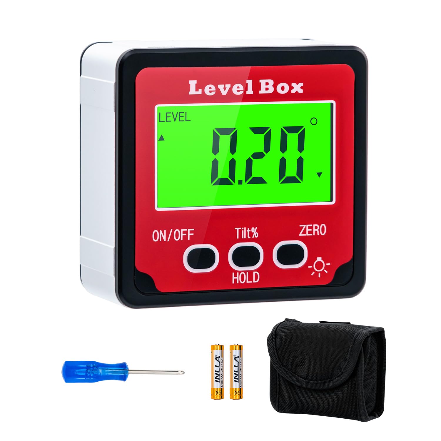  Magnetto digitale proiettore di angoli, inclinometro elettronico, misuratore livellatore a scatola per la costruzione e