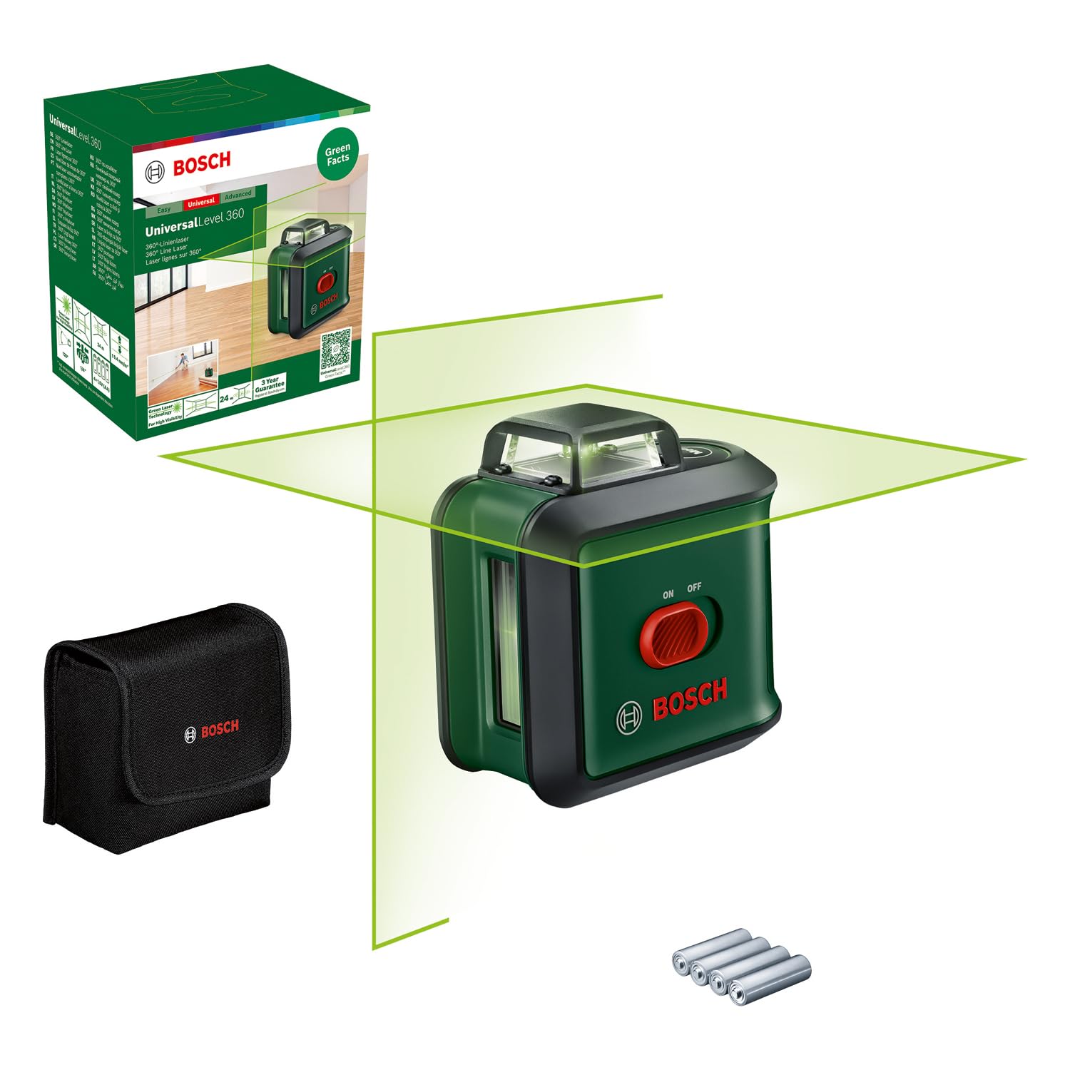  Bosch livella laser multifunzione 360° per professionisti
| Bosch livella laser UniversalLevel 360 per appalti
| Bosch 